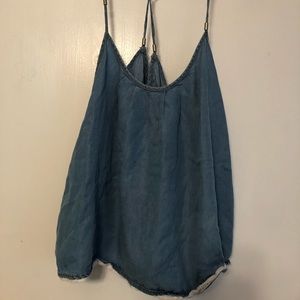 Denim tank